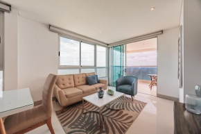 Apto de 2 habitaciones con imponente vista al mar en Bocagrande